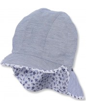 Детска лятна шапка с UV 50+ защита Sterntaler - с платка на тила, 47 cm,  9-12 месеца -1