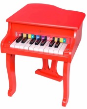 Детско дървено пиано Classic World Детски - Роял, червен -1
