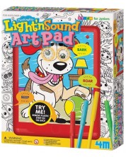 Детска подложка за рисуване 4M - Със звук и светлина