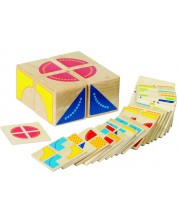 Детска образователна игра-пъзел Goki - Кубус
