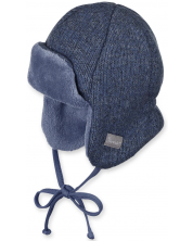 Детска зимна шапка ушанка Sterntaler - За момчета, 47 cm, 9-12 месеца