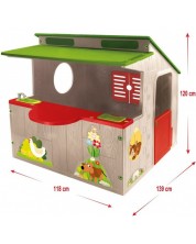 Детска къща с кухня Mochtoys -1