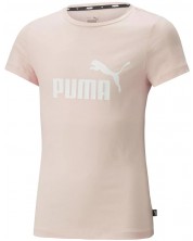 Детска тениска Puma - Essential Logo, 4-5 години, розова -1