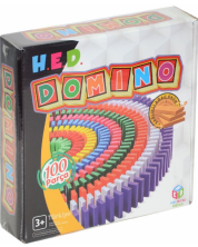 Детска игра H.E.D - Хоби домино, 100 броя -1
