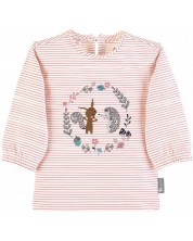 Детска блуза Sterntaler - Babyface, на райе, 56 cm, 1-3 месеца, екрю -1