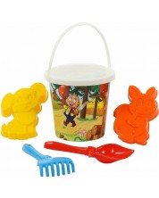 Детски плажен комплект Polesie Toys, 5 части, асортимент -1