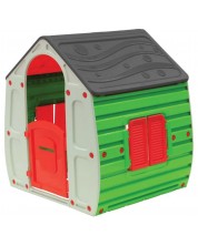 Детска градинска къща Starplast - Magical House classic, сив покрив -1