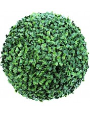 Декоративна топка Rossima - Чемшир, 18 сm, PVC, тъмнозелена