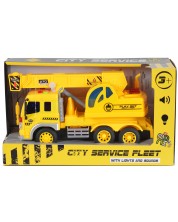 Детска играчка Moni Toys - Камион с кабина и кран, 1:16 -1