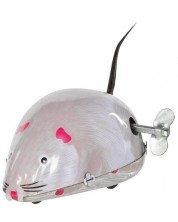 Детска играчка Goki - Метална мишка с навиващ се механизъм
