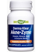 Derma Klear Akne-Zyme, 90 капсули, Nature’s Way