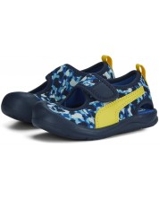 Детски обувки Puma - Aquacat Inf Victoria , сини/жълти -1