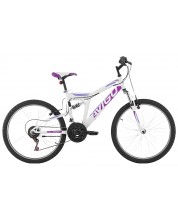 Детски велосипед със скорости BIKE SPORT - Flamingo, 20", бял -1