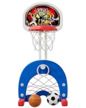 Детски баскетболен кош с футболна врата Sonne - Ninjas -1
