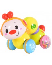 Детска музикална играчка Hola Toys - Забавна гъсеница 