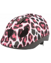Детска каска Polisport - Pinky Cheetah, размер XS, 46-53 cm, розова/черна -1