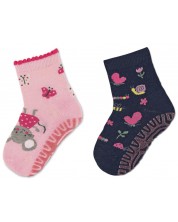 Детски чорапи със силиконова подметка Sterntaler - Мишле, 2-3 години, 2 чифта -1