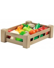 Детска играчка Ecoiffier - Касетка със зеленчуци