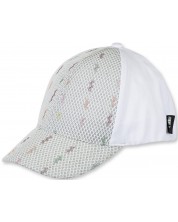 Детска бейзболна шапка Sterntaler - Бяла, 57 cm, 8+ години -1