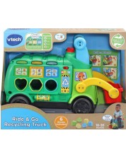 Детска играчка Vtech - Интерактивен камион за рециклиране (английски език)