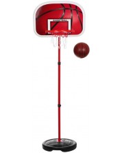 Детски комплект King Sport - Баскетболен кош с топка и помпа -1