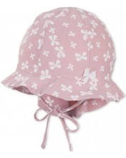Детска лятна шапка с UV 50+ защита Sterntaler - С цветя, 47 cm, 9-12 месеца -1