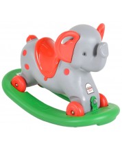 Детска играчка за люлеенe Pilsan - Слонче, сива -1