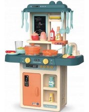 Детска кухня с вода Raya Toys - синя -1