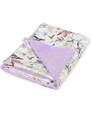 Детско одеяло Baby Matex - Vello,  75 x 100 cm, лилаво -1