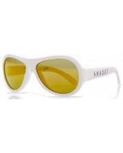 Детски слънчеви очила Shadez Classics - 7+, бели -1