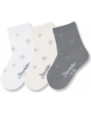 Детски чорапи Sterntaler - Звездички, 17/18 размер, 6-12 месеца, 3 чифта