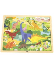 Детски пъзел Viga - Динозаври, 48 части -1