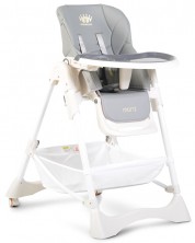 Детски стол за хранене Moni - Chocolate, сив -1