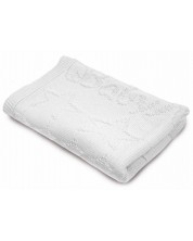 Детско плетено одеяло Baby Matex - Бяло, 75 х 110 cm -1