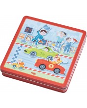 Детска магнитна игра Haba - Бързи коли -1