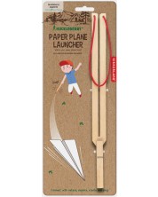 Детска играчка Kikkerland Huckleberry - Катапулт за изстрелване на хартиени самолети -1