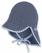 Детска шапка с UV 50+ защита Sterntaler - С платка на врата, 43 cm, 5-6 месеца