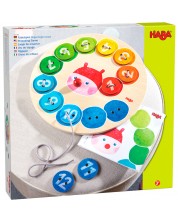 Детска игра за нанизване Нaba - Цветове и числа -1