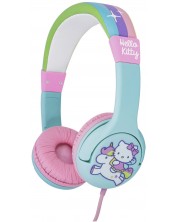 Детски слушалки OTL Technologies - Hello Kitty Unicorn, розови -1