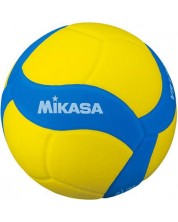 Детска волейболна топка Mikasa - VS220W, размер 5, жълта -1