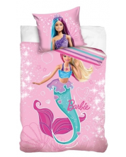 Детски спален комплект от 2 части Sonne - Barbie с блясък -1