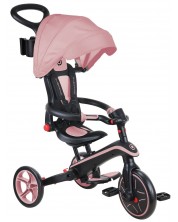 Детска сгъваема триколка 4 в 1 Globber - Explorer Trike Foldable, розова