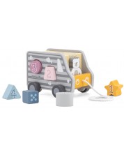 Детска играчка Viga Toys PolarB - Камион за сортиране и дърпане -1