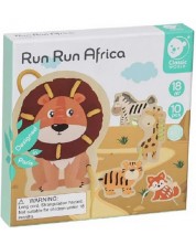 Детска игра за нанизване Classic World - Африканските животни -1