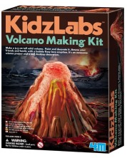 Творчески комплект 4M Kidz Labs - Отлей и оцвети вулкан