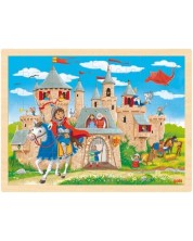 Детски пъзел Goki - Рицарски замък -1