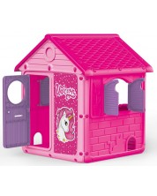 Детска градинска къща Dolu - Unicorn, розова -1