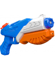 Детска играчка Raya Toys - Воден пистолет, синьо-бял -1
