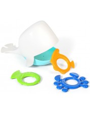 Детска играчка за баня Babyono - Whale Kiper, бяла
