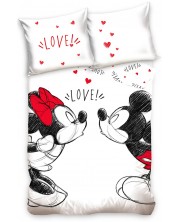 Детски спален комплект Sonne - Mickey And Minnie Mouse, 2 части -1